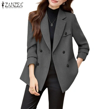 ZANZEA Áo Blazers Nữ Phong Cách Hàn Quốc - Văn Phòng, Giá Giảm 341k