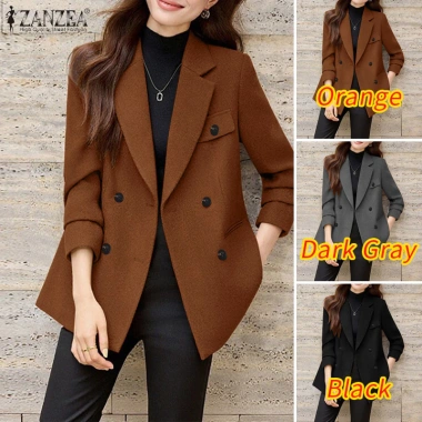 ZANZEA Áo Blazers Nữ Phong Cách Hàn Quốc - Văn Phòng, Giá Giảm 341k