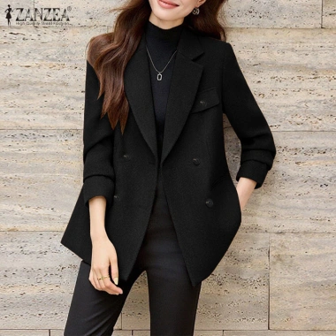 ZANZEA Áo Blazers Nữ Phong Cách Hàn Quốc - Văn Phòng, Giá Giảm 341k