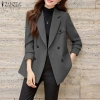 ZANZEA Áo Blazers Nữ Phong Cách Hàn Quốc - Văn Phòng, Giá Giảm 341k 5