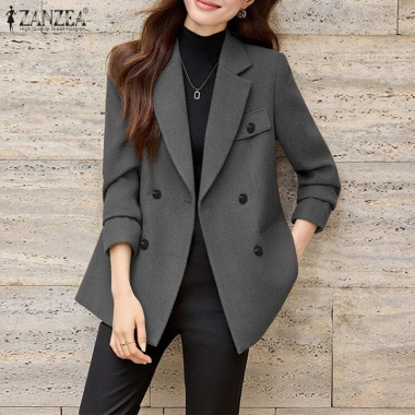 ZANZEA Áo Blazers Nữ Phong Cách Hàn Quốc - Văn Phòng, Giá Giảm 341k