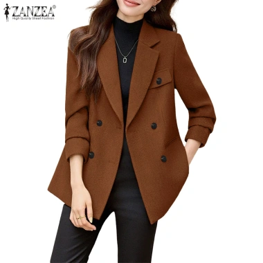 ZANZEA Áo Blazers Nữ Phong Cách Hàn Quốc - Văn Phòng, Giá Giảm 341k 6 ZANZEA Áo Blazers Nữ Phong Cách Hàn Quốc - Văn Phòng, Giá Giảm 341k 6