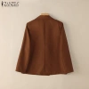 ZANZEA Áo Blazers Nữ Phong Cách Hàn Quốc - Văn Phòng, Giá Giảm 341k 8