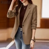 Zanzea Áo khoác blazer dài tay màu trơn thời trang nữ tính Giá chỉ 320.760₫ 4