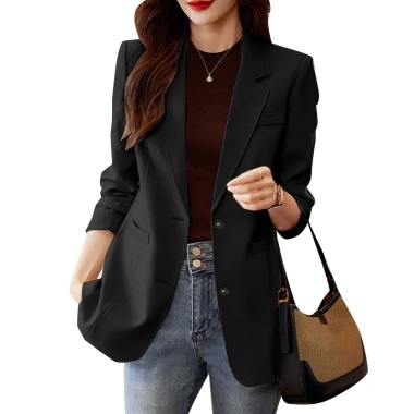 Zanzea Áo khoác blazer dài tay màu trơn thời trang nữ tính Giá chỉ 320.760₫ 10