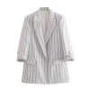 Zara Áo Khoác Vest Nữ Kẻ Sọc Thanh Lịch - Thời Trang Công Sở Giá 461.421 VND 7