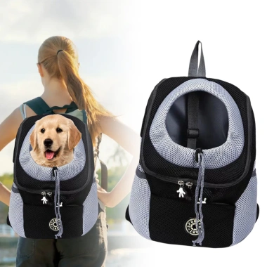 Zaylily Ba lô túi đựng chó nhỏ, thoáng khí du lịch, an toàn cho chuyến tàu chở thú cưng - Giá giảm 205.919₫