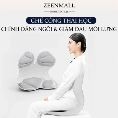 ZEEN Ghế Công Thái Học Chỉnh Dáng Ngồi – Giảm Đau Mỏi Lưng, Giá 239.000₫ (308.310₫)
