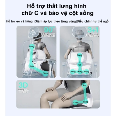 ZEEN Ghế Công Thái Học Chỉnh Dáng Ngồi – Giảm Đau Mỏi Lưng, Giá 239.000₫ (308.310₫)