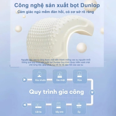 ZEEN Gối Cao Su Non Thiên Nhiên 100% Chống Đau Cổ Vai Gáy, Vỏ Thoáng Khí Giá 106.819₫