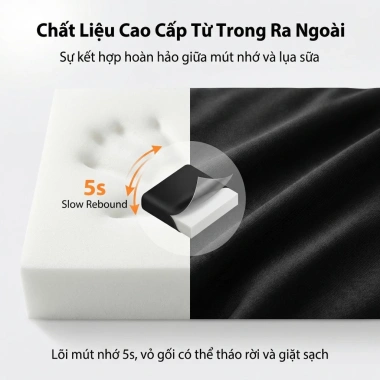 ZEEN Gối Tựa Đầu và Lưng Ô Tô Cao Su Non - Giảm Đau Mỏi, Thoải Mái, Giá 89.000₫ 8