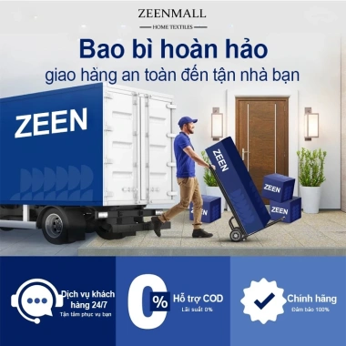ZEEN Nệm Lò Xo Túi Độc Lập 20cm Cao Cấp 1m8x2m Thoáng Khí Mát Mẻ Phòng Ngủ Gia Đình