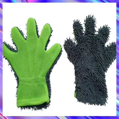 Zenith Găng tay Microfiber cao cấp chống thấm nước Rửa xe mềm không trầy xước 2