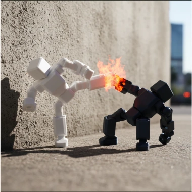 Zero Robot Lắp Ráp Khớp Cực Chất - Action Figure Biến Hóa Đa Dạng Tư Thế, Cá Tính - Giá 23.000₫ 7