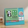 ZGECB 2.026 Lịch Để Bàn Tết Nguyên Đán - Cuộn Dây Ghi Chú Ngựa, Gấu Trúc, Nai Sừng Tấm, Giá 94.284₫ 5