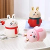 ZHAOcaimao Tăm Thỏ - Giá Đỡ Tăm Tự Động, Hộp Nhựa Chống Bụi Bàn Phòng Khách 5
