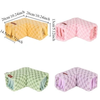 ZHUXAOWAN Hamster Tunnel Nest - Tổ ấm áp, chống gió, móc phụ kiện thú cưng nhỏ 2