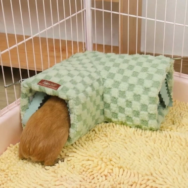 ZHUXAOWAN Hamster Tunnel Nest - Tổ ấm áp, chống gió, móc phụ kiện thú cưng nhỏ 5