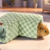 ZHUXAOWAN Hamster Tunnel Nest - Tổ ấm áp, chống gió, móc phụ kiện thú cưng nhỏ 6