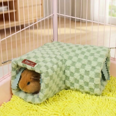 ZHUXAOWAN Hamster Tunnel Nest - Tổ ấm áp, chống gió, móc phụ kiện thú cưng nhỏ 8