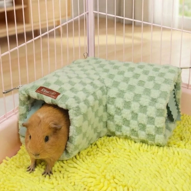 ZHUXAOWAN Hamster Tunnel Nest - Tổ ấm áp, chống gió, móc phụ kiện thú cưng nhỏ 9