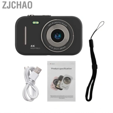 Zjchao 4K Máy ảnh 48MP, IPS 2,8 inch, 16x Zoom - Quà tặng sinh nhật teen, giảm giá 1,1tr 4