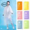 Zmonh Áo mưa di động, chống thấm nước, du lịch, cắm trại nam nữ dùng một lần