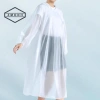 Zmonh Áo mưa di động, chống thấm nước, du lịch, cắm trại nam nữ dùng một lần 7