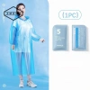 Zmonh Áo mưa di động, chống thấm nước, du lịch, cắm trại nam nữ dùng một lần 8