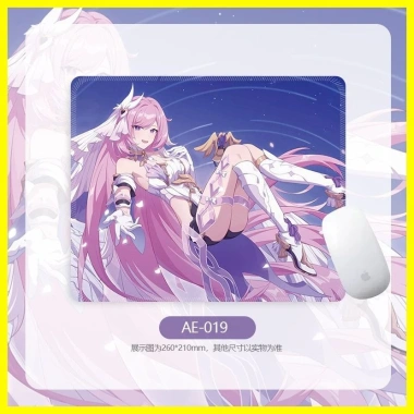 Zoci Miếng Lót Chuột Honkai Impact 3 Elysia 3 Miếng Thu Gọn, Đệm Bàn Dày Đường May 2