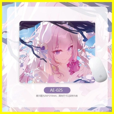 Zoci Miếng Lót Chuột Honkai Impact 3 Elysia 3 Miếng Thu Gọn, Đệm Bàn Dày Đường May 5