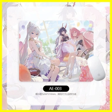 Zoci Miếng Lót Chuột Honkai Impact 3 Elysia 3 Miếng Thu Gọn, Đệm Bàn Dày Đường May 10
