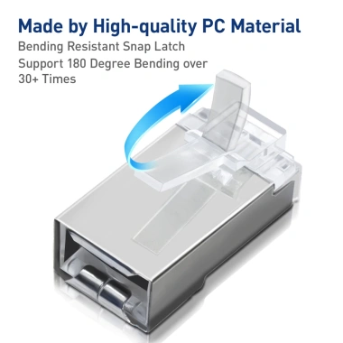 ZoeRax 100 Đầu RJ45 Cat6/Cat6a Pass Through Mạ Vàng 8P8C – Thanh Tải 1,2mm Boots STP UTP Gigabit Ethernet, Giá 242.000₫ 5 ZoeRax 100 Đầu RJ45 Cat6/Cat6a Pass Through Mạ Vàng 8P8C – Thanh Tải 1,2mm Boots STP UTP Gigabit Ethernet, Giá 242.000₫ 5