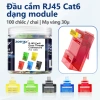 ZoeRax 100pcs RJ45 Cat6 Đầu Nối EZ Uốn Phích Cắm Cho Cáp UTP Giá 137.499 VND 2