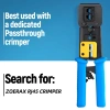 ZoeRax 12 Đầu Nối RJ45 + 12 Bọc Dây LAN - Phù Hợp Cat6a/Cat6/Cat5e, Giá 40.700₫ 6