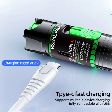 ZoeRax 15/30mW Bút kiểm tra sợi quang, Định vị lỗi, kiểm tra cáp quang sạc lại, FC‑LC 2 ZoeRax 15/30mW Bút kiểm tra sợi quang, Định vị lỗi, kiểm tra cáp quang sạc lại, FC‑LC 2