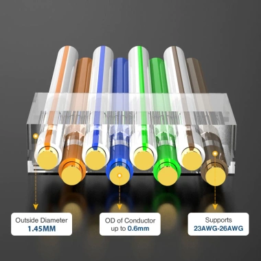 ZoeRax 30 Cái CAT7 CAT6A 50u Mạ Vàng 8P8C Phích Cắm Mô-đun STP RJ45 Giá 203.499đ 8 ZoeRax 30 Cái CAT7 CAT6A 50u Mạ Vàng 8P8C Phích Cắm Mô-đun STP RJ45 Giá 203.499đ 8