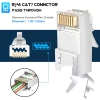 ZoeRax 50 RJ45 Cat7 Cat6A 3 Prong 8P8C Mạ Vàng Bảo Vệ Giảm Căng Thẳng 230.999 VND 2