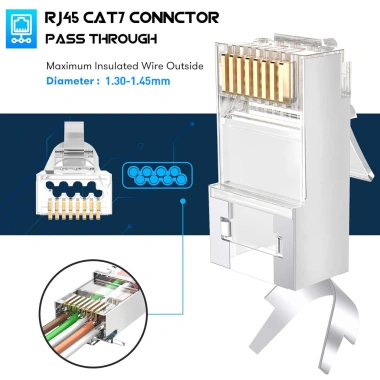 ZoeRax 50 RJ45 Cat7 Cat6A 3 Prong 8P8C Mạ Vàng Bảo Vệ Giảm Căng Thẳng 230.999 VND 2 ZoeRax 50 RJ45 Cat7 Cat6A 3 Prong 8P8C Mạ Vàng Bảo Vệ Giảm Căng Thẳng 230.999 VND 2