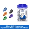 ZoeRax 50 RJ45 Cat7 Cat6A 3 Prong 8P8C Mạ Vàng Bảo Vệ Giảm Căng Thẳng 230.999 VND 8