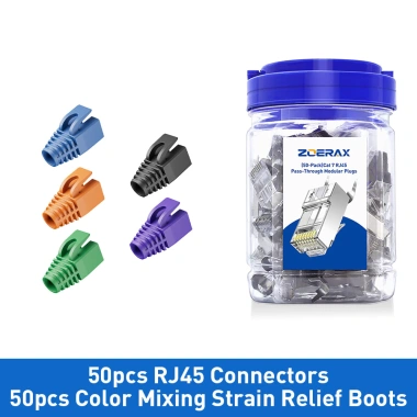 ZoeRax 50 RJ45 Cat7 Cat6A 3 Prong 8P8C Mạ Vàng Bảo Vệ Giảm Căng Thẳng 230.999 VND 8 ZoeRax 50 RJ45 Cat7 Cat6A 3 Prong 8P8C Mạ Vàng Bảo Vệ Giảm Căng Thẳng 230.999 VND 8