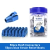 ZoeRax 50 RJ45 Cat7 Cat6A 3 Prong 8P8C Mạ Vàng Bảo Vệ Giảm Căng Thẳng 230.999 VND 9