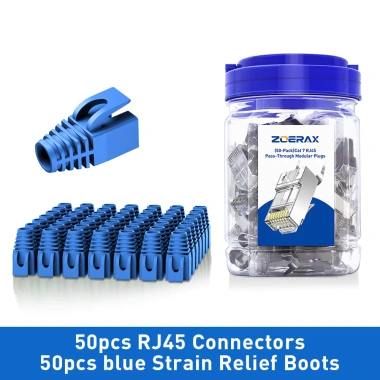 ZoeRax 50 RJ45 Cat7 Cat6A 3 Prong 8P8C Mạ Vàng Bảo Vệ Giảm Căng Thẳng 230.999 VND 9 ZoeRax 50 RJ45 Cat7 Cat6A 3 Prong 8P8C Mạ Vàng Bảo Vệ Giảm Căng Thẳng 230.999 VND 9