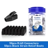 ZoeRax 50 RJ45 Cat7 Cat6A 3 Prong 8P8C Mạ Vàng Bảo Vệ Giảm Căng Thẳng 230.999 VND 10