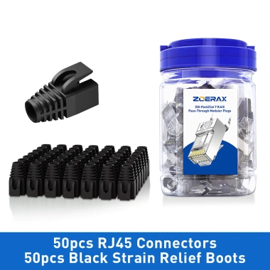 ZoeRax 50 RJ45 Cat7 Cat6A 3 Prong 8P8C Mạ Vàng Bảo Vệ Giảm Căng Thẳng 230.999 VND 10 ZoeRax 50 RJ45 Cat7 Cat6A 3 Prong 8P8C Mạ Vàng Bảo Vệ Giảm Căng Thẳng 230.999 VND 10