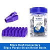 ZoeRax 50 RJ45 Cat7 Cat6A 3 Prong 8P8C Mạ Vàng Bảo Vệ Giảm Căng Thẳng 230.999 VND 12