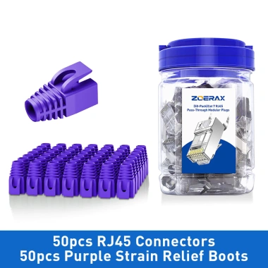 ZoeRax 50 RJ45 Cat7 Cat6A 3 Prong 8P8C Mạ Vàng Bảo Vệ Giảm Căng Thẳng 230.999 VND 12 ZoeRax 50 RJ45 Cat7 Cat6A 3 Prong 8P8C Mạ Vàng Bảo Vệ Giảm Căng Thẳng 230.999 VND 12