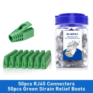 ZoeRax 50 RJ45 Cat7 Cat6A 3 Prong 8P8C Mạ Vàng Bảo Vệ Giảm Căng Thẳng 230.999 VND 13 ZoeRax 50 RJ45 Cat7 Cat6A 3 Prong 8P8C Mạ Vàng Bảo Vệ Giảm Căng Thẳng 230.999 VND 13