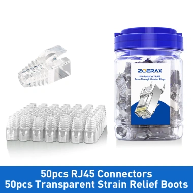 ZoeRax 50 RJ45 Cat7 Cat6A 3 Prong 8P8C Mạ Vàng Bảo Vệ Giảm Căng Thẳng 230.999 VND 16 ZoeRax 50 RJ45 Cat7 Cat6A 3 Prong 8P8C Mạ Vàng Bảo Vệ Giảm Căng Thẳng 230.999 VND 16