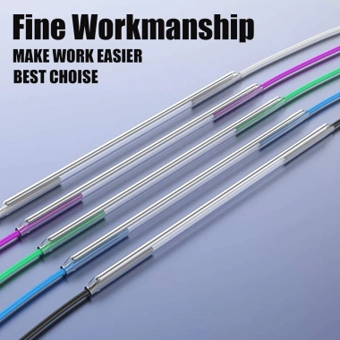 Zoerax 50/100 Cái 60mm Sợi Quang Fusion Splice – Ống Co Nhiệt Trong Suốt PE, Kim Đơn & Đôi Không Gỉ, Giá 37.950₫ 4